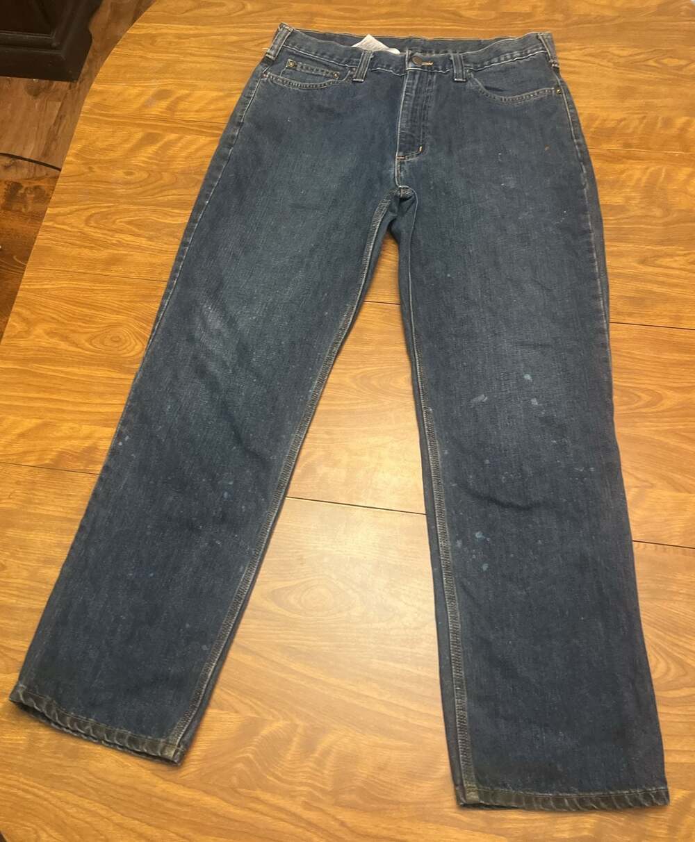 Carhartt Relaxed Fit Denim Jeans Size 36x32 Blue Workwear